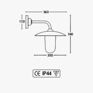 Exterior Wall Light Devonport Wall Light