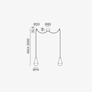 Interior Pendant Dew Double Pendant Light