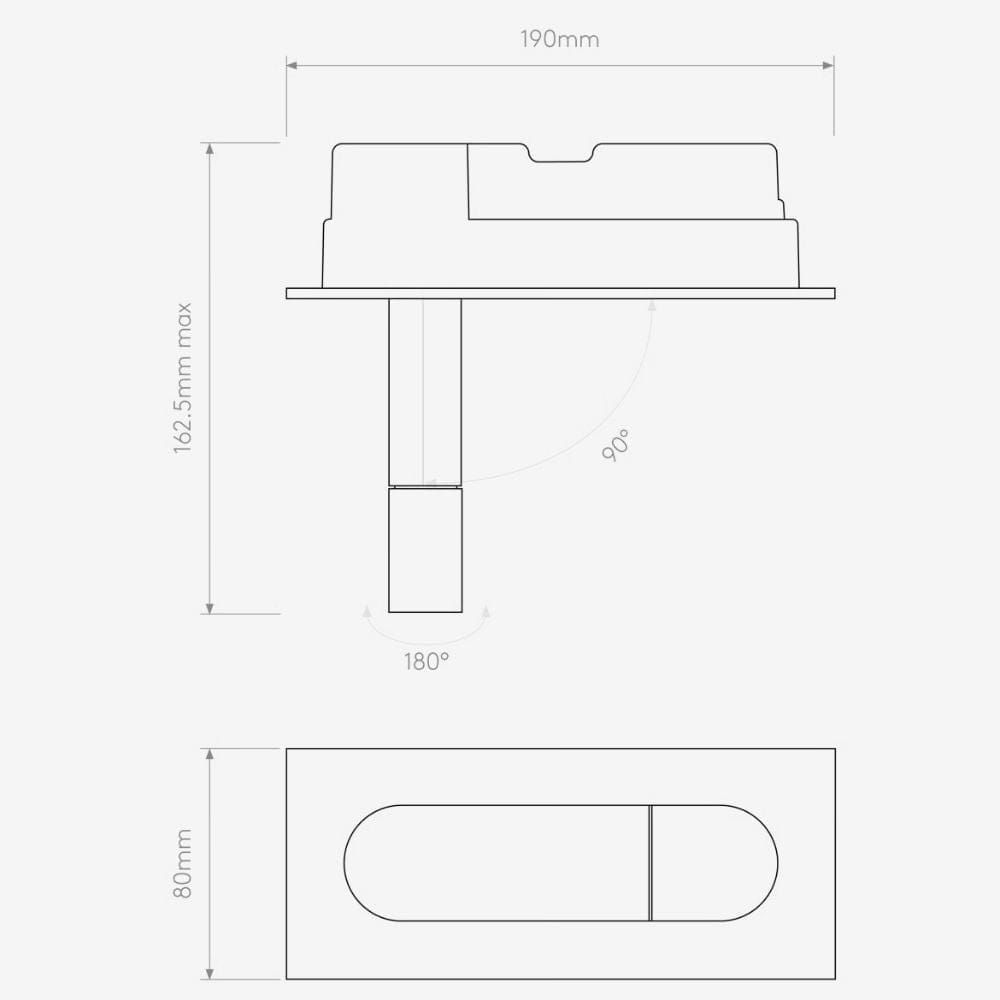 Bedside Wall Lights Digit LED II Wall Light