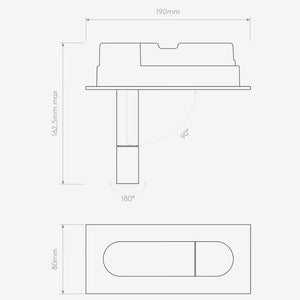 Bedside Wall Lights Digit LED II Wall Light