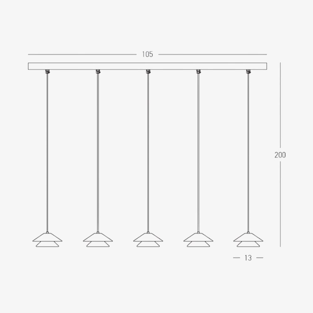 Linear Pendant Diphora Linear Pendant