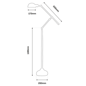 Floor Lamps Directoire Adjustable Floor Lamp