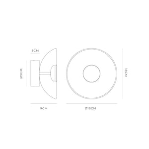 Interior Wall Light / Sconce Dome Air Wall Light