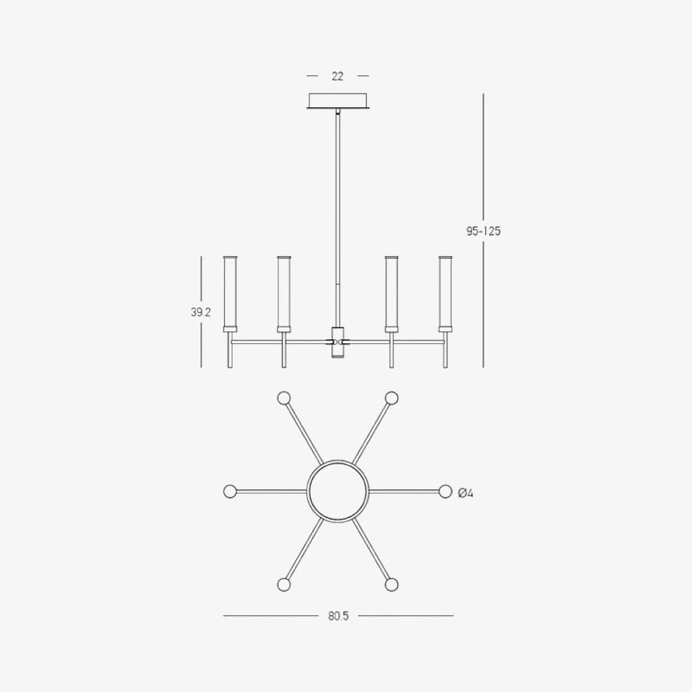 Chandelier Doric Chandelier