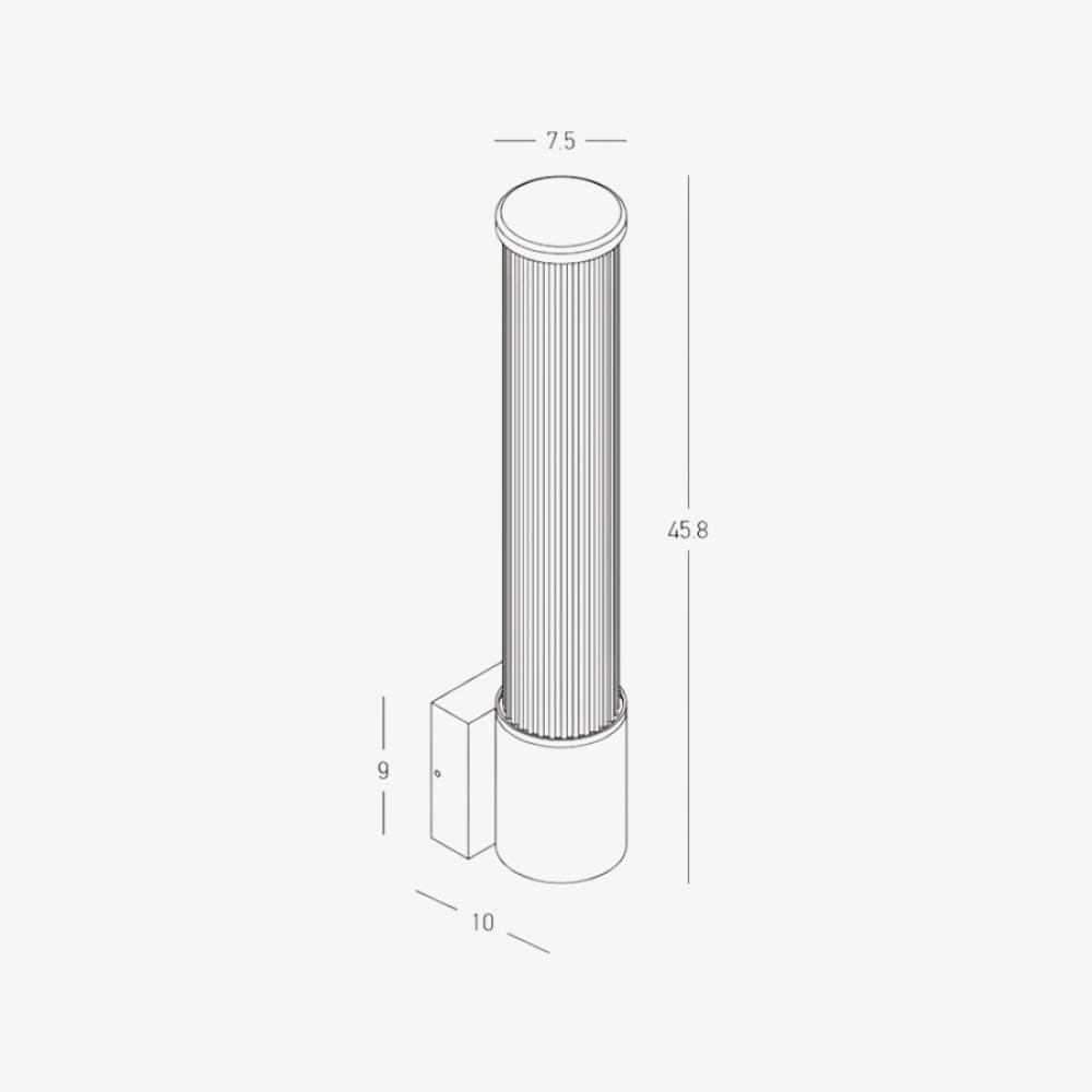 Exterior Wall Light Doric Exterior Wall Light