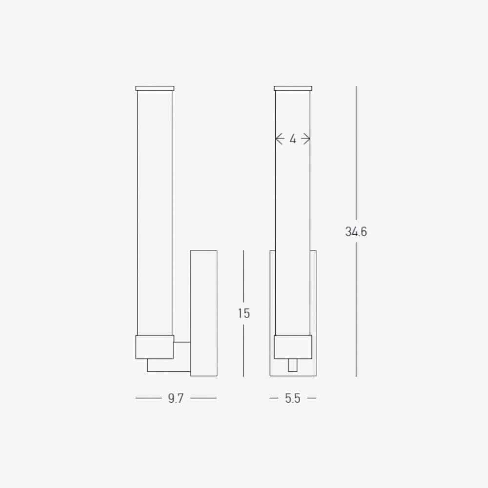 Interior Wall Light / Sconce Doric Wall Light
