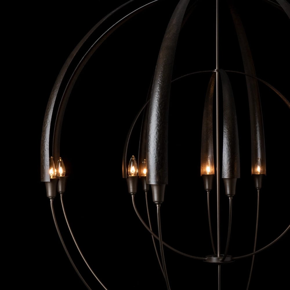 Interior Pendant Double Cirque Large Scale Chandelier