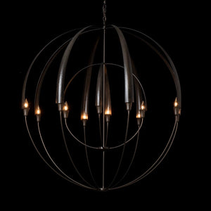 Interior Pendant Double Cirque Large Scale Chandelier