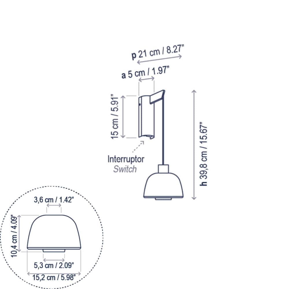 Interior Wall Light / Sconce Drep A/01 Wall Light