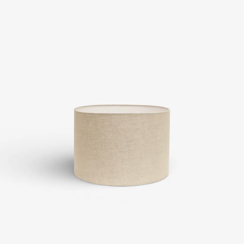 Lamp Shades Drum Linen Shade Natural 28cm