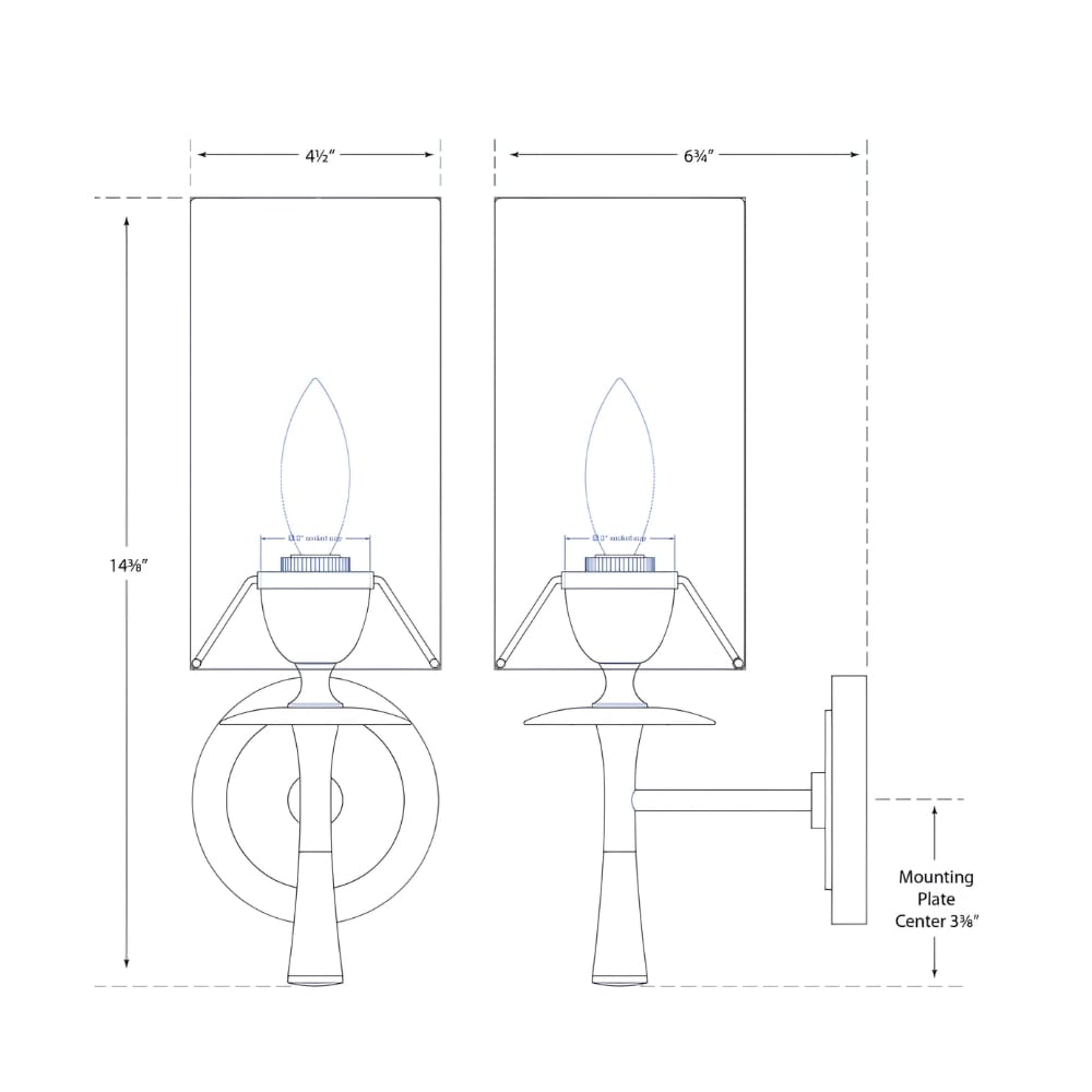 Interior Wall Light / Sconce Drunmore Single Wall Sconce