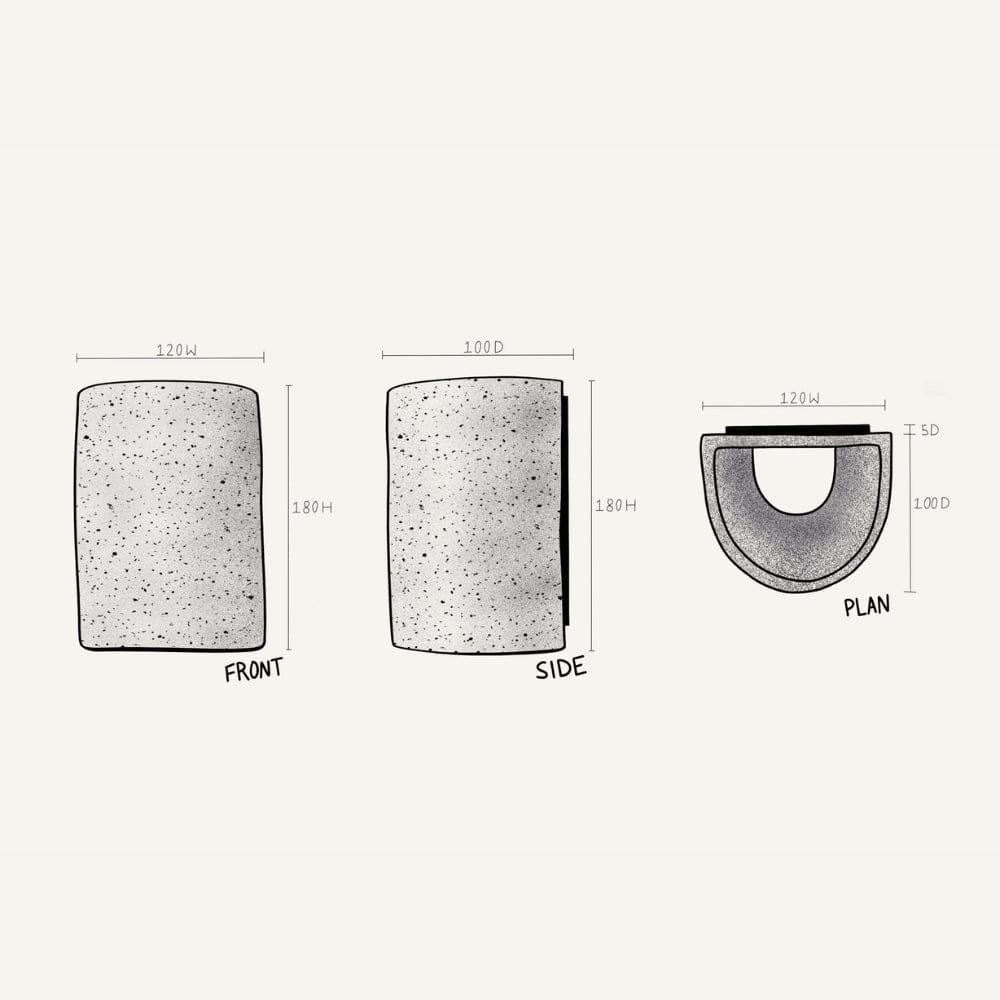 Exterior Wall Light Dusk Short Exterior Wall Light in Eggshell White