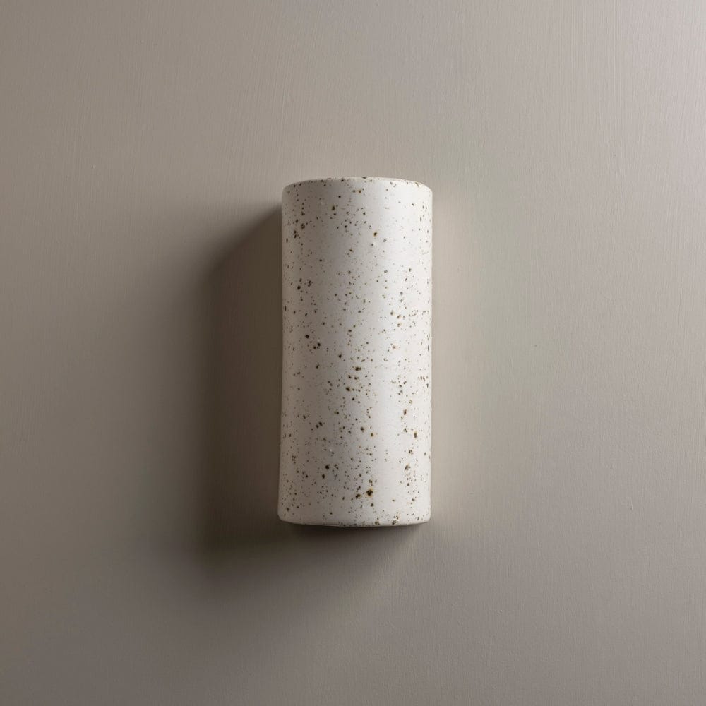 Exterior Wall Light Dusk Tall Exterior Wall Light in Eggshell White