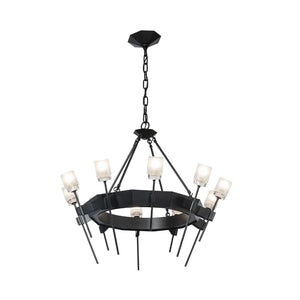Interior Pendant Echo 10 Light Circular Chandelier