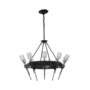 Interior Pendant Echo 10 Light Circular Chandelier