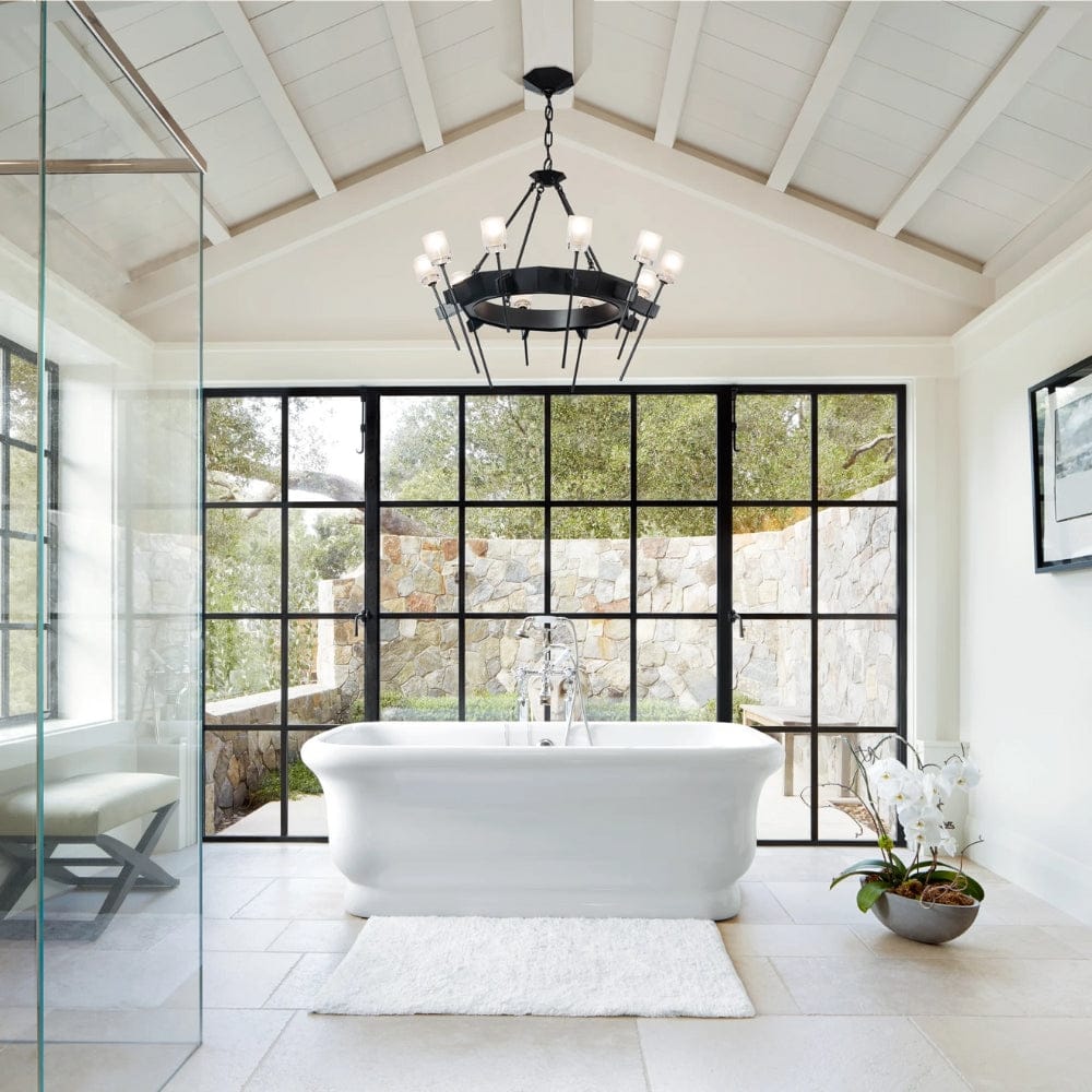 Interior Pendant Echo 10 Light Circular Chandelier