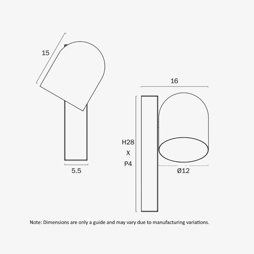 Interior Wall Light / Sconce Echo Touch Wall Light