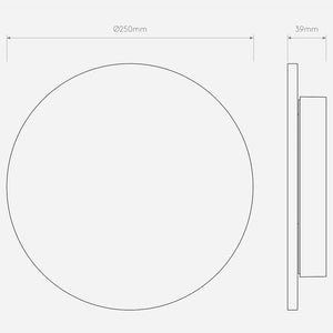 Interior Wall Light / Sconce Eclipse Round 250 LED Wall Light