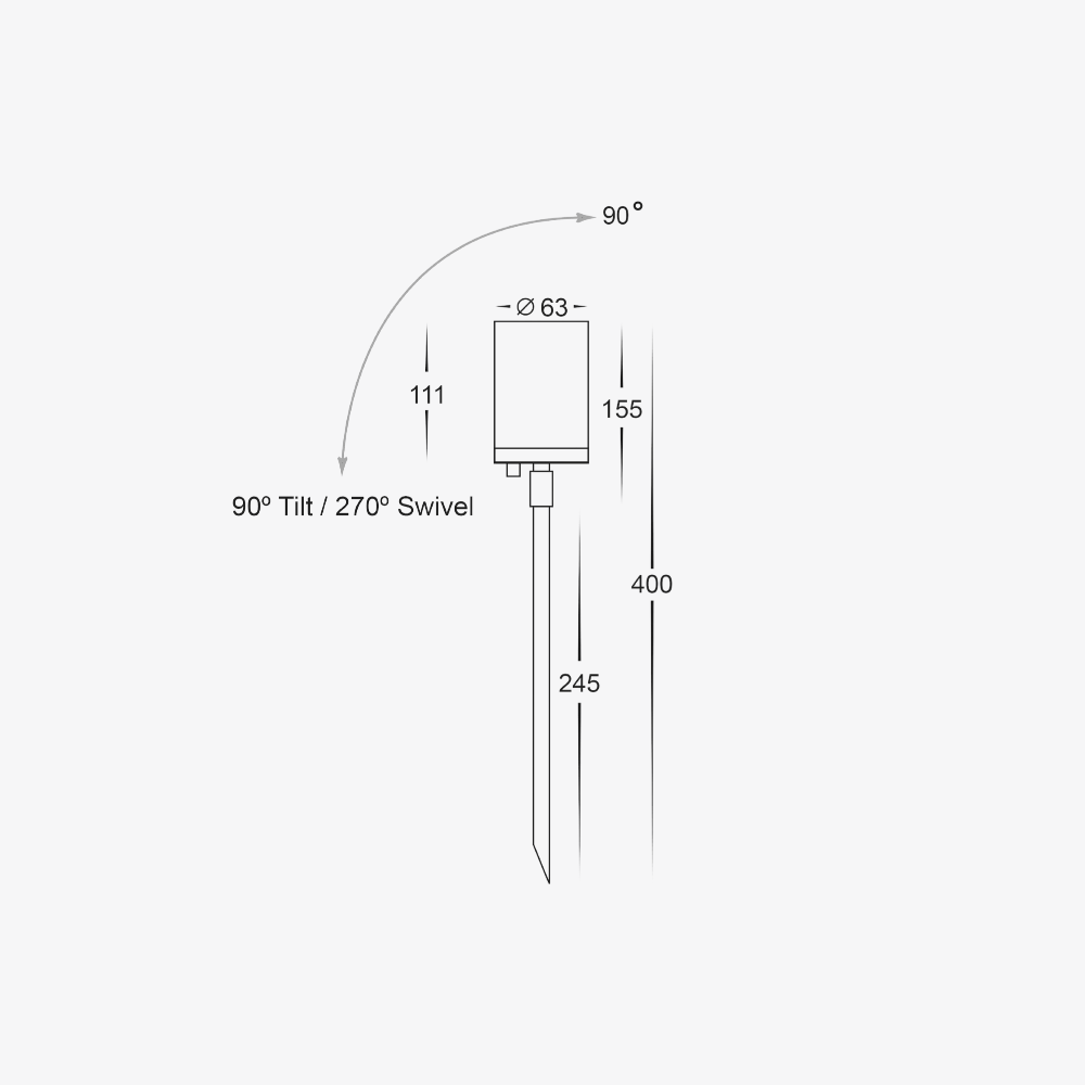 Exterior Spike Light Eden Spike Light - 12V