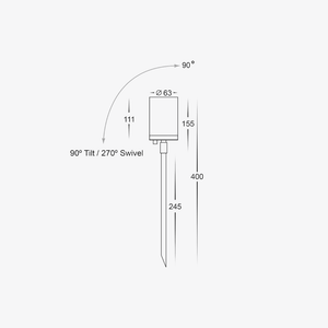 Exterior Spike Light Eden Spike Light - 12V