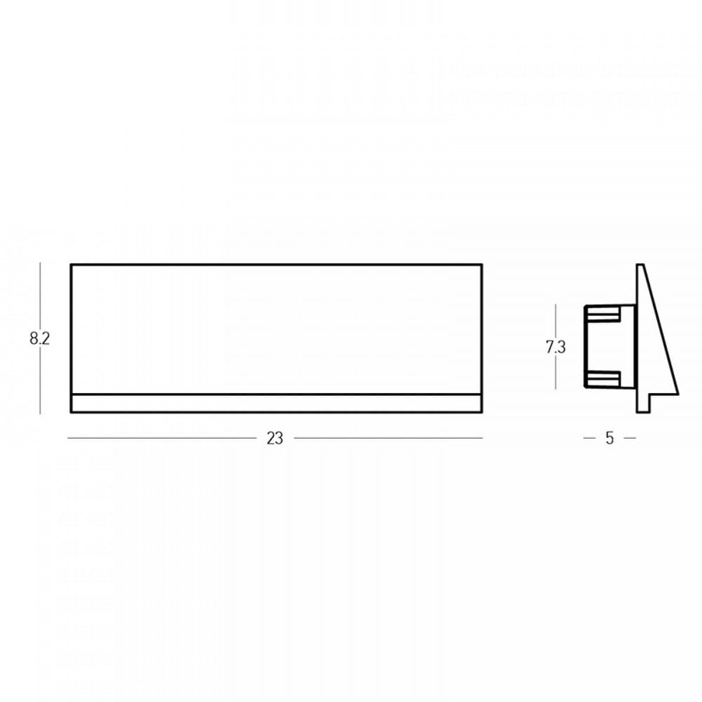 Exterior Step Light Edge Step Light