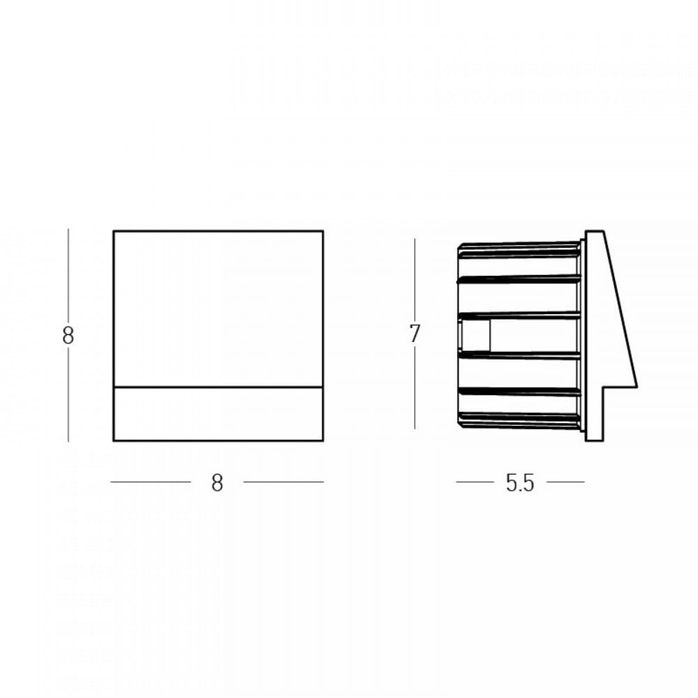 Exterior Step Light Edge Step Light