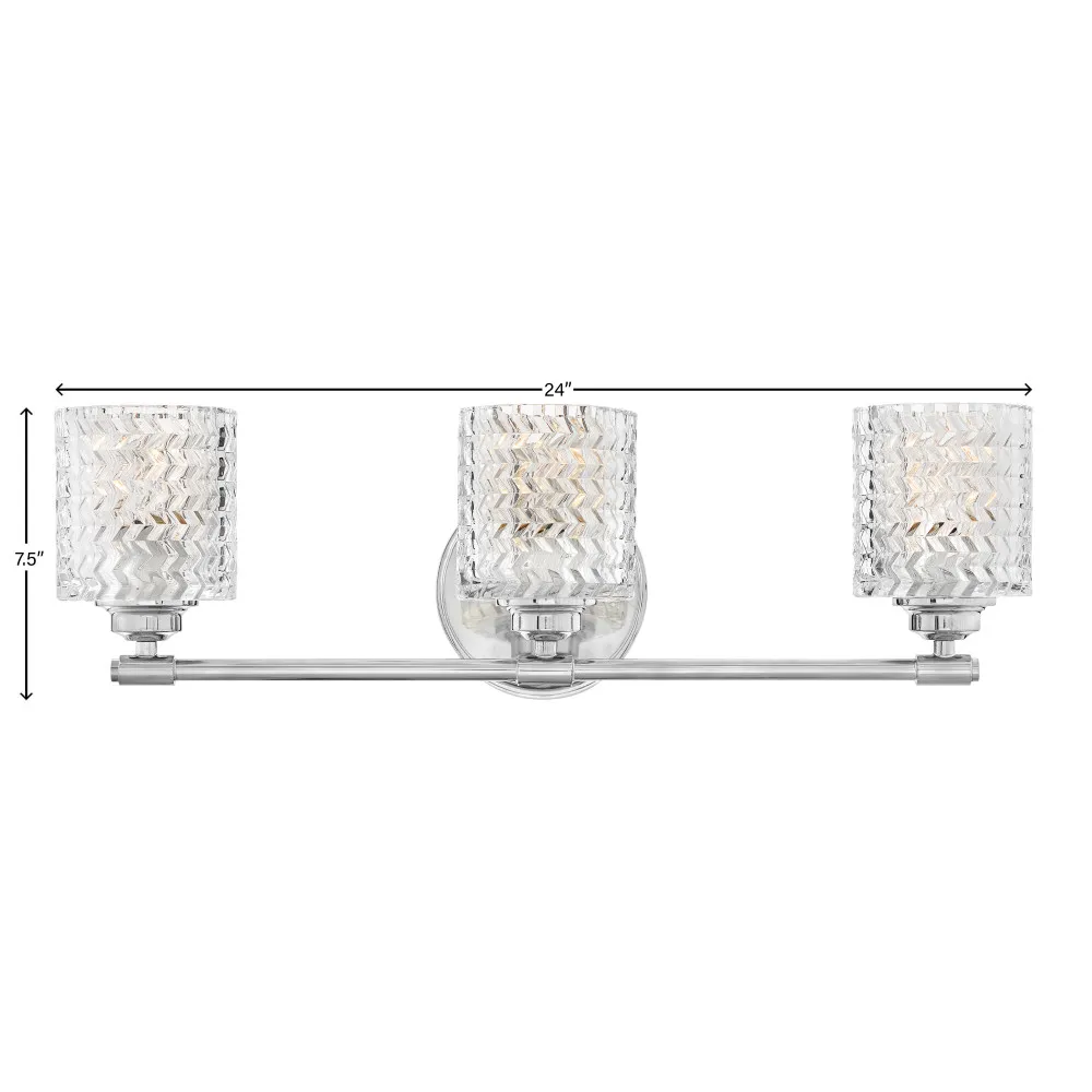 Elle Three Light Vanity