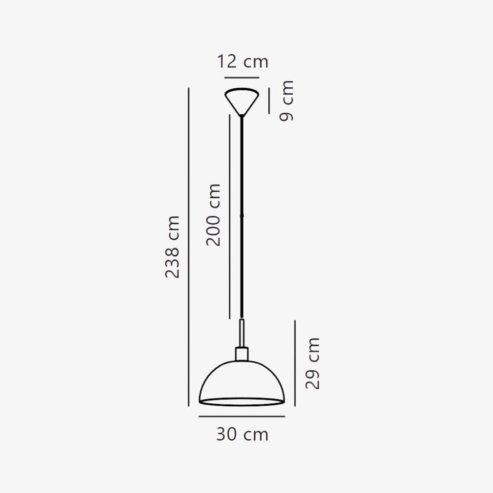 Interior Pendant Ellen 30 Glass Pendant