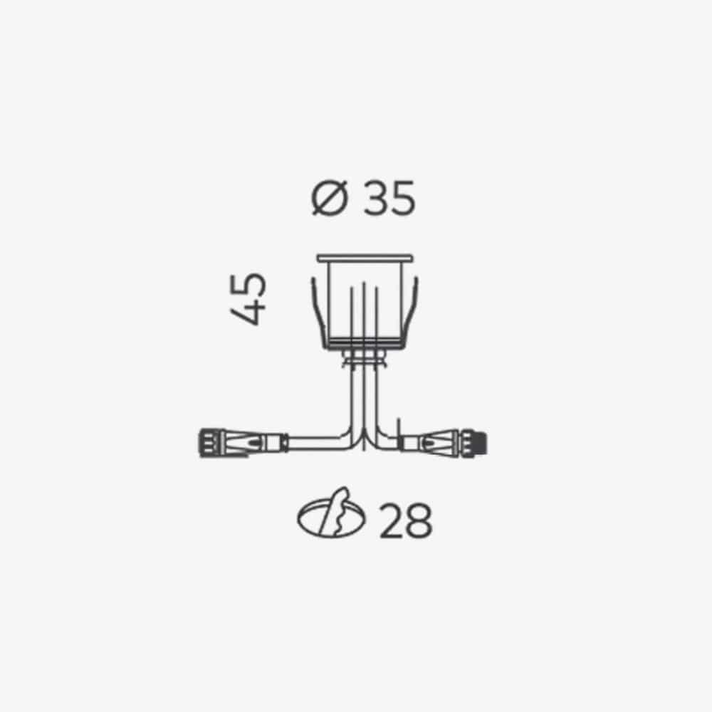 Deck Lights Emerald 0.6w Deck Light - 24V