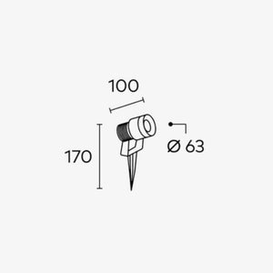 Exterior Spike Light Emerald Spike Light