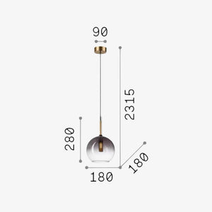 Interior Pendant Empire SP1 Sfera Pendant Light