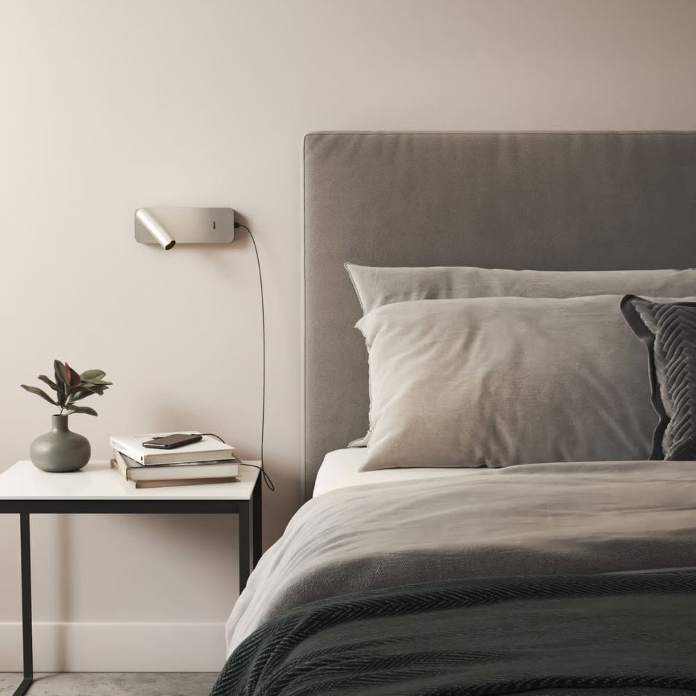 Bedside Wall Lights Enna Surface USB A+C Wall Light