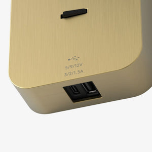 Bedside Wall Lights Enna Surface USB A+C Wall Light