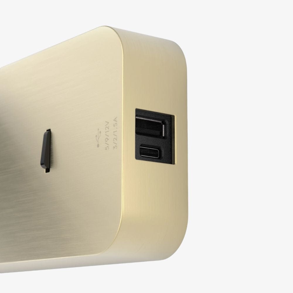 Bedside Wall Lights Enna Surface USB A+C Wall Light