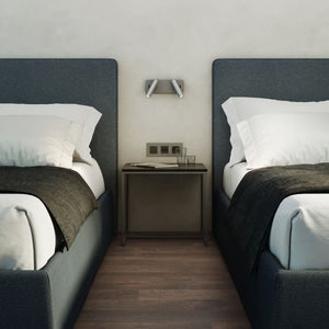 Bedside Wall Lights Enna Twin Wall Light