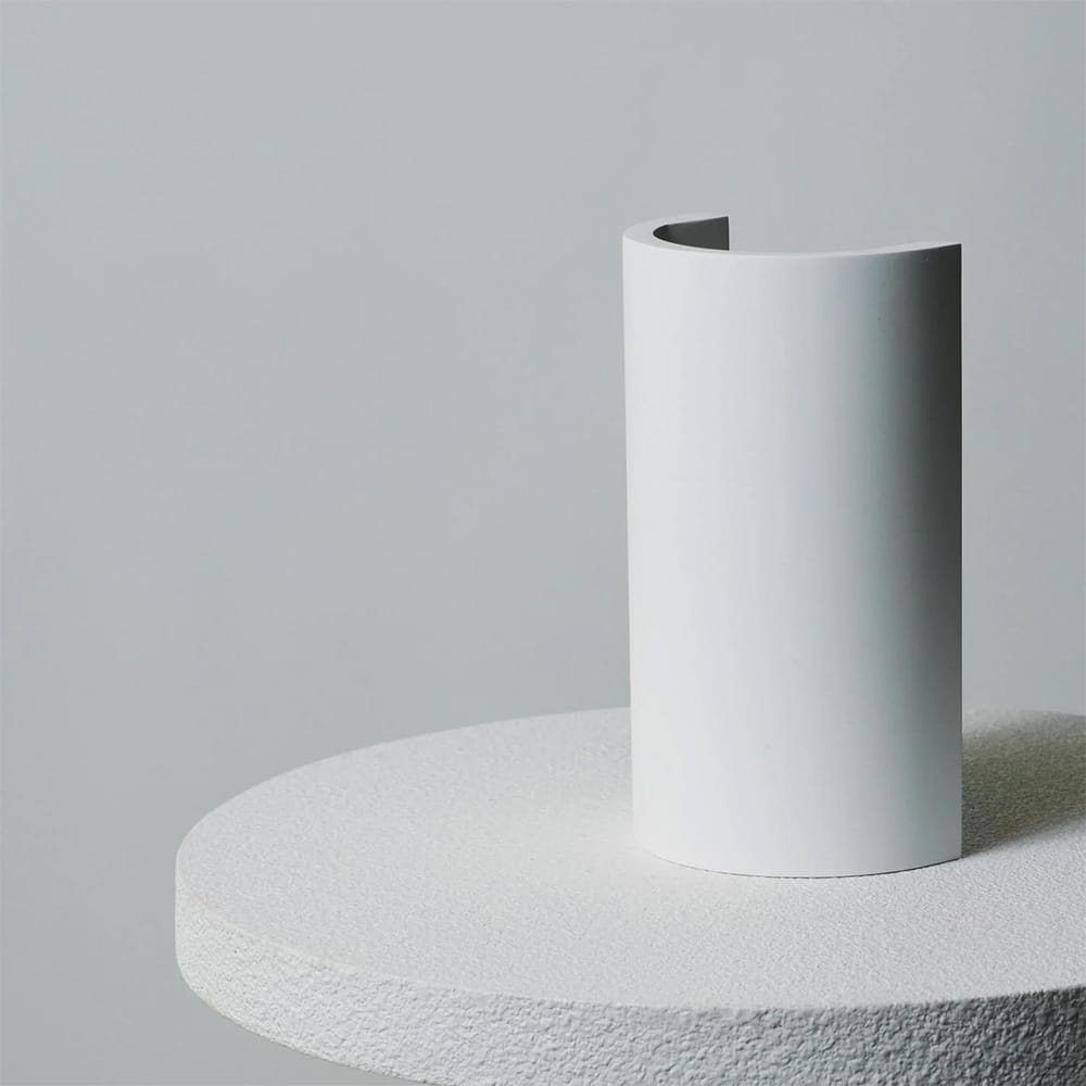 Interior Wall Light / Sconce Eon Plaster Curved Indoor Wall Light