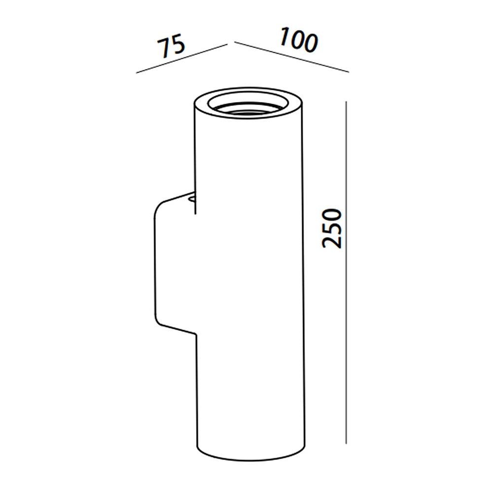 Interior Wall Light / Sconce Eon Plaster Indoor Up/Down Wall Light