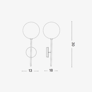 Interior Wall Light / Sconce Equinoxe Ap1 Wall Light