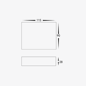 Exterior Wall Light Essil 3W Up & Down Wall Light - 12V