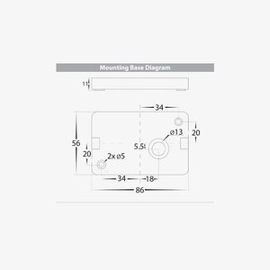 Exterior Wall Light Essil 3W Up & Down Wall Light - 12V