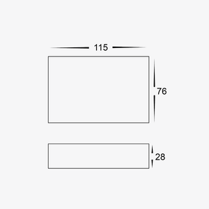 Exterior Wall Light Essil 4W Fixed Down Wall Light