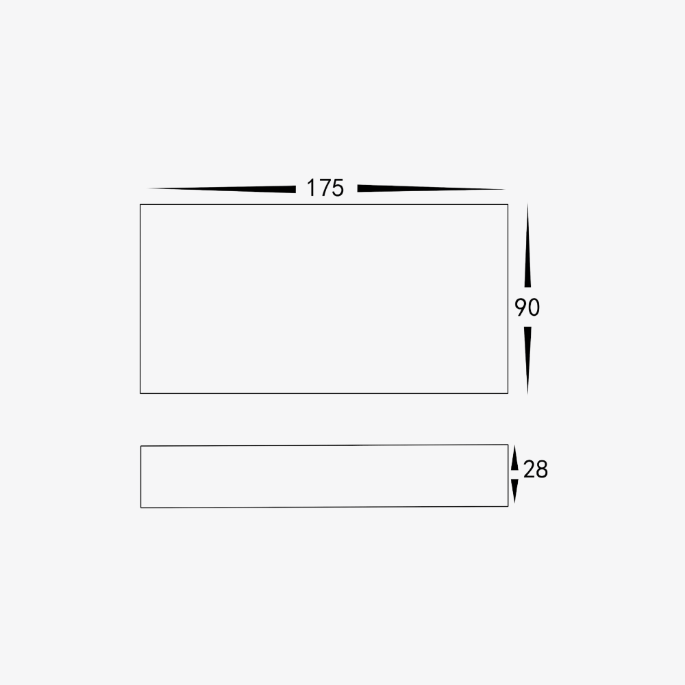 Exterior Wall Light Essil 5W Up & Down Wall Light