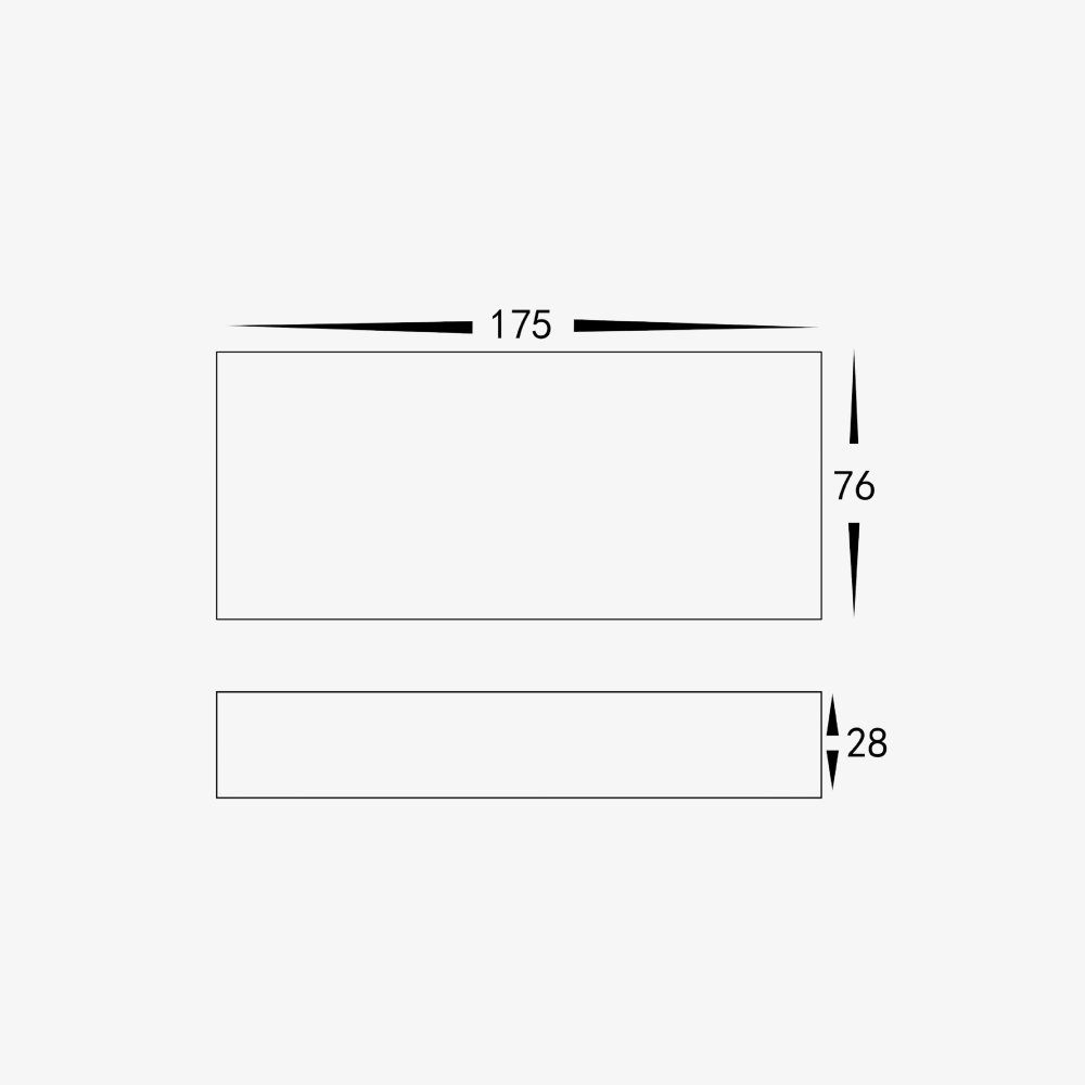 Exterior Wall Light Essil 6W Fixed Down Wall Light - 12V