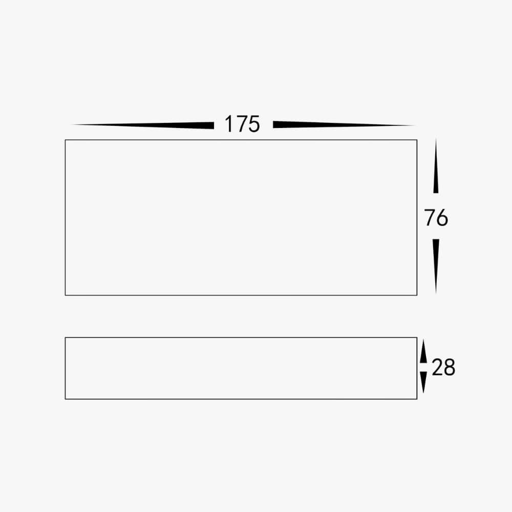 Exterior Wall Light Essil 6W Fixed Down Wall Light