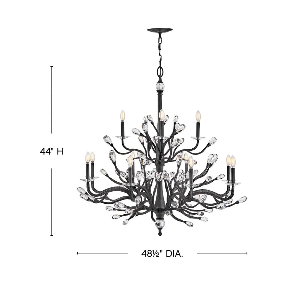 Interior Pendant Eve Large Two Tier Chandelier