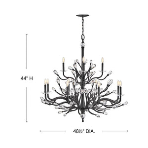 Interior Pendant Eve Large Two Tier Chandelier