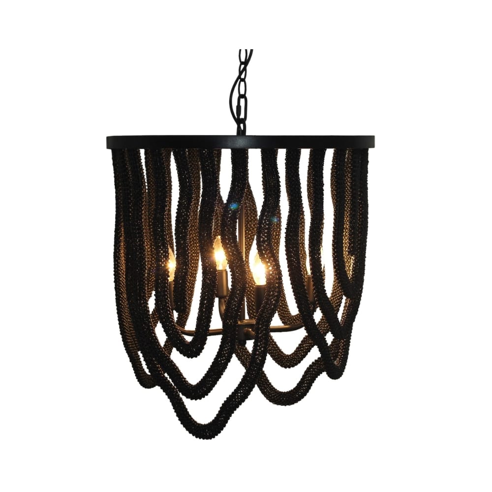 Chandelier Evita Beaded Chandelier - Clearance (Supplier Excess Stock)
