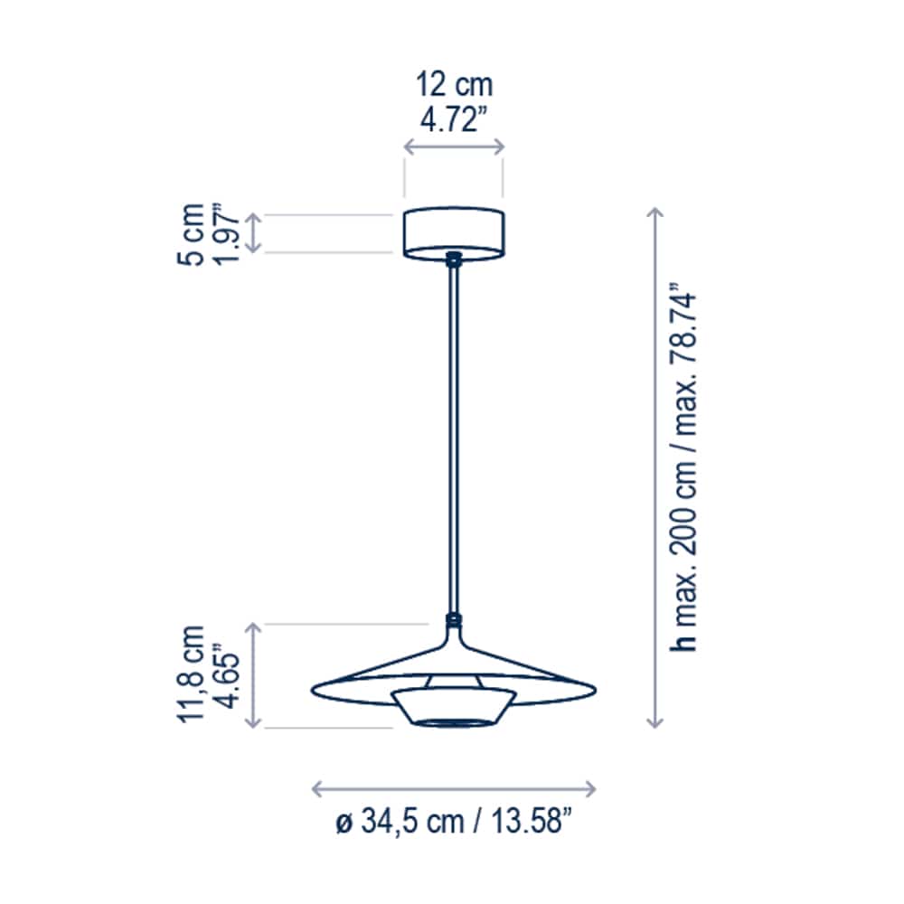 Exterior Pendant Fanalet S/35 Outdoor Pendant