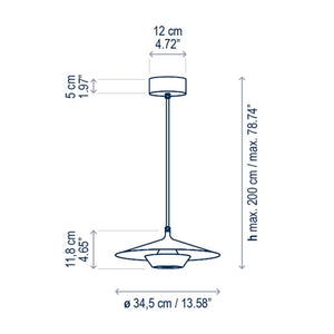 Exterior Pendant Fanalet S/35 Outdoor Pendant
