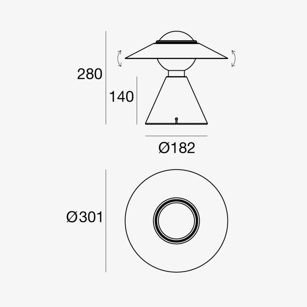 Table Lamps Fante Table Lamp - 1978 - Jonathan De Pas, Donato D’Urbino, Paolo Lomazzi